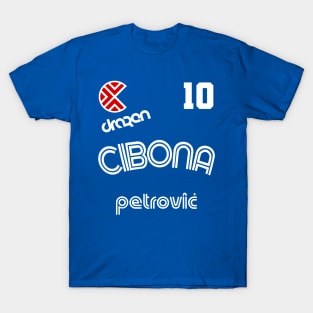 Drazen Petrovic Retro Croatia Basketball Jersey T-Shirt